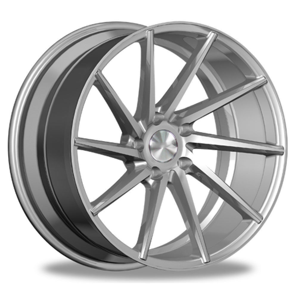 20" Staggered OEMS CVT Silver Directional Wheels VW / Audi / 5x112